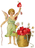 Kaz_Creations Victorian Flowers Angel Hearts Love - бесплатно png
