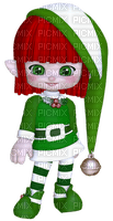 Kaz_Creations Dolls Cookie Elfs Green Christmas - δωρεάν png
