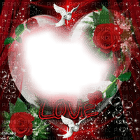 Frame red roses - δωρεάν png