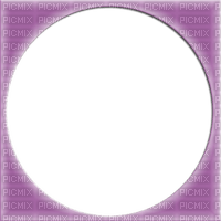 Purple Circle Frame - besplatni png
