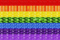 Seven Striped Gay Pride Sparkle Flag
