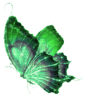 Y.A.M._Fantasy butterfly green - Бесплатный анимированный гифка