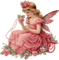 ♡§m3§♡ vintage angel pink image png - ingyenes png
