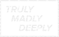Truly Madly Deeply Love Text - Bogusia - png grátis