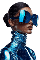 Женщина в модных очках - PNG gratuit