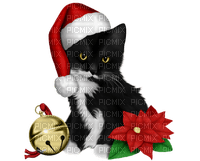 Christmas. Cat. Winter. Leila - gratis png