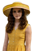 Emma Watson in Yellow - nemokama png