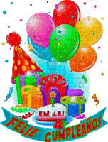 cumpleaños - GIF animate gratis