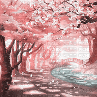 SOAVE BACKGROUND ORIENTAL SPRING PINK teal - Бесплатни анимирани ГИФ