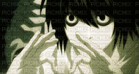 L de Death Note - Бесплатный анимированный гифка