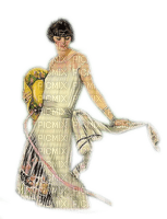 Art Deco Woman - PNG gratuit