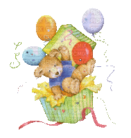 teddy celebration - Gratis animeret GIF