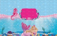 image encre couleur anniversaire barbie sirène hippocampe edited by me - gratis png