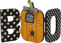 Boo Text Autumn - Bogusia - Free PNG