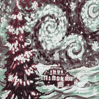 Y.A.M._Winter New year background - Gratis animeret GIF