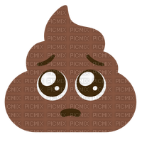 Pleading poop emoji