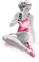 soave woman vintage pin up coca cola summer beach - δωρεάν png