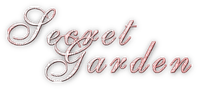 soave text secret garden pink - PNG gratuit