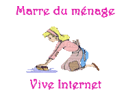 marre du ménage - Bezmaksas animēts GIF