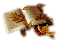 autumn book - png gratuito