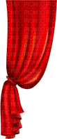 red drapery - 免费PNG