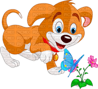 Y.A.M._Summer little animals dog - Free PNG