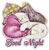 Katze, Cat, good night - Free PNG