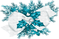 soave deco christmas winter bow holly branch pine - gratis png