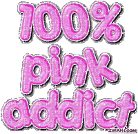 100% pink addict - Δωρεάν κινούμενο GIF
