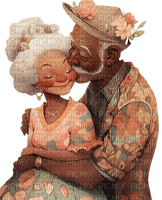 Couple old - png grátis