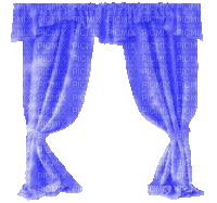 blue drapery - Darmowy animowany GIF