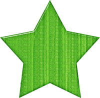 Estrella verde - ingyenes png