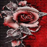 gothic rose glitter red animated background