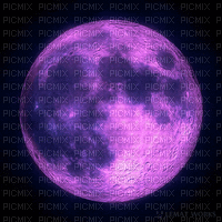 purple moon eclipse - GIF animé gratuit