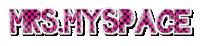 mrs. myspace - Bezmaksas animēts GIF