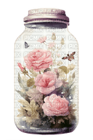 SM3 SPRING FLOWER JAR VINTAGE PINK - gratis png