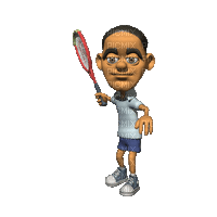 tennis player bp - GIF animado grátis