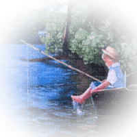boy fishing
