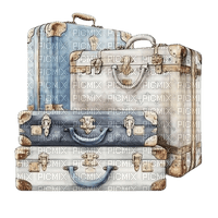 suitcases - zdarma png