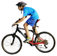 Kaz_Creations Boy On Bike - png gratis