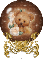 teddy bear globe - Δωρεάν κινούμενο GIF