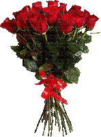róże bukiet - Darmowy animowany GIF