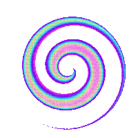 holographic spiral - Ilmainen animoitu GIF