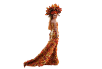 kikkapink autumn fantasy woman - PNG gratuit
