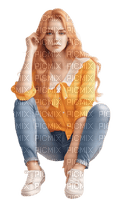 Woman. Red hair. Leila - Free PNG