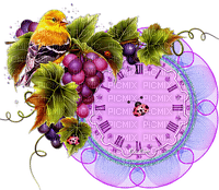 Horloge printemps - nemokama png
