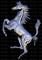 metallic horse - GIF animado grátis