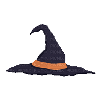 Halloween.Hat.Chapeau.Witch.Victoriabea - GIF animé gratuit