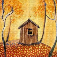 Autumn Hut - png ฟรี
