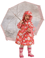 Kaz_Creations Baby Enfant Child Girl With Umbrella - безплатен png